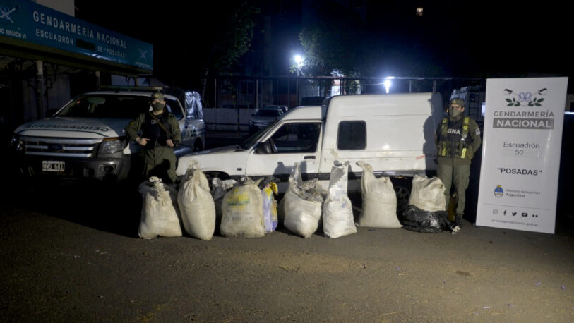 Incautaron más de 155 kilos de marihuana en la ciudad de Posadas