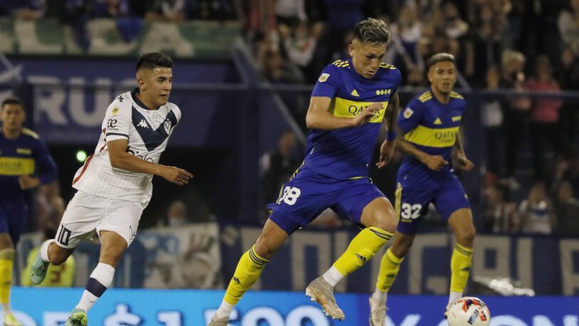 Vélez le ganó a Boca en Liniers y se aleja en la tabla para la Libertadores 2022