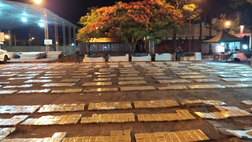 Hallaron más de cinco toneladas de marihuana oculta en cargamento de madera