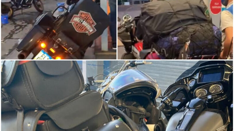 Brasileños pidieron “gasolina” y les cargaron gasoil a las Harley Davidson