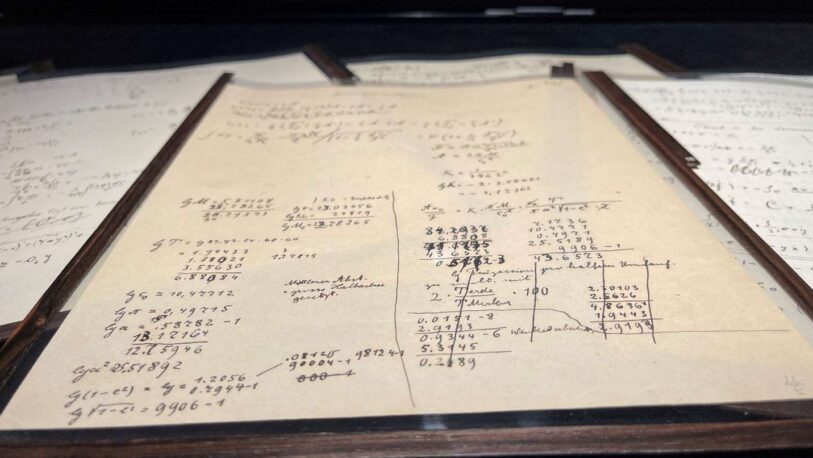 Manuscrito de la Teoría de la Relatividad de Einstein fue subastado a precio récord