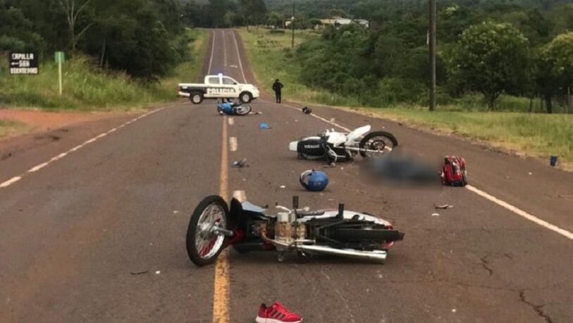 San Javier: Un hombre falleció tras un choque múltiple entre motocicletas