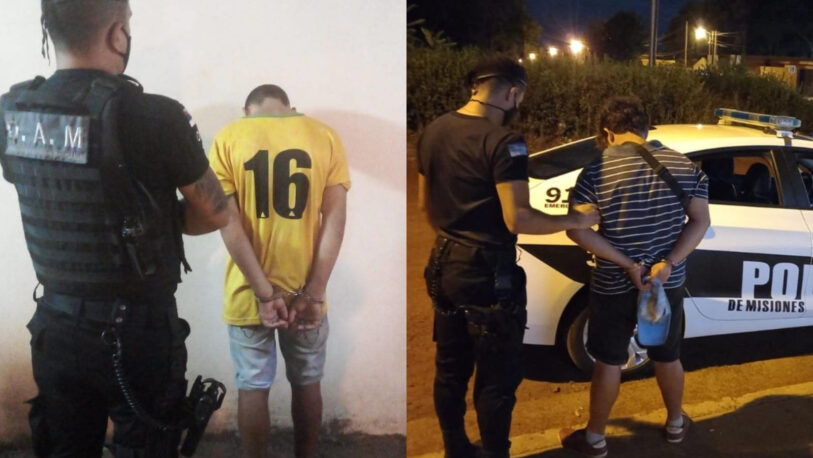 Dos detenidos en Posadas y Oberá: uno por ingresar a una casa y otro por robar un celular