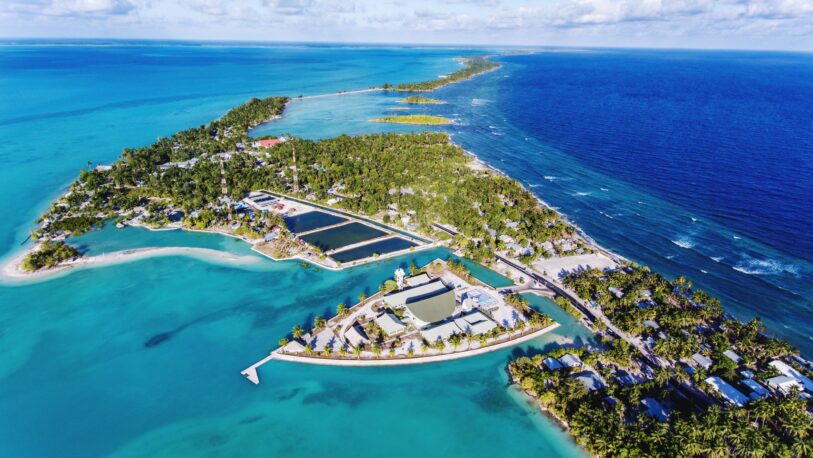 Kiribati, un país al borde de la desaparición, fue el primero en recibir el 2022