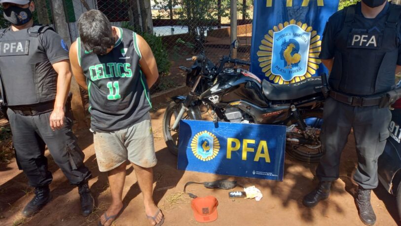 Iguazú: la policía federal detuvo a un hombre que comercializaba cocaína