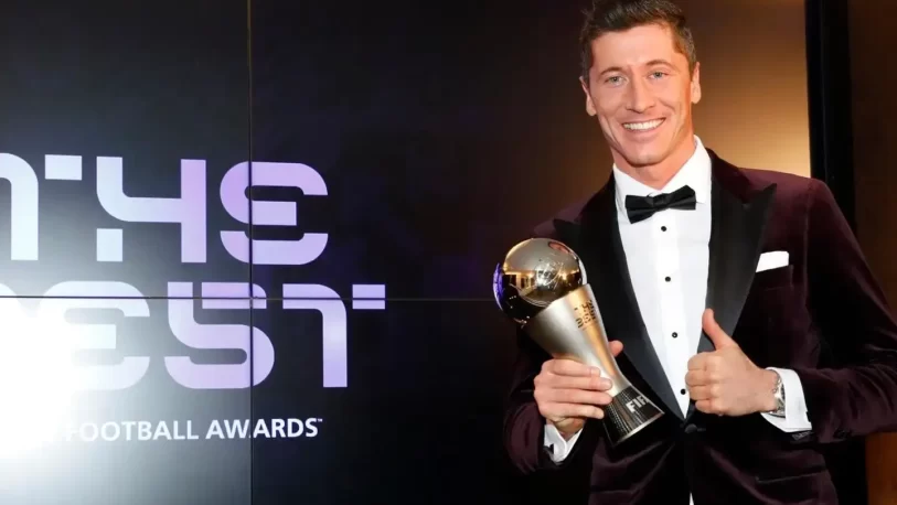 Lewandowski superó a Messi y se quedó con el premio “The Best”