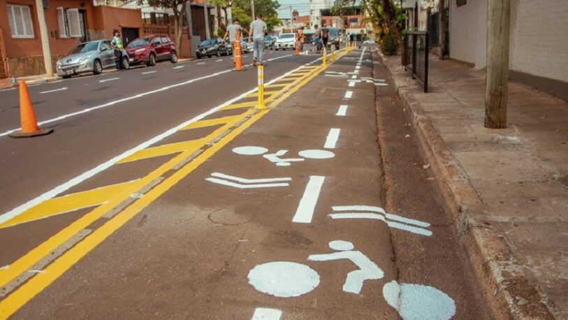 La calle Salta se suma a la red de ciclovías