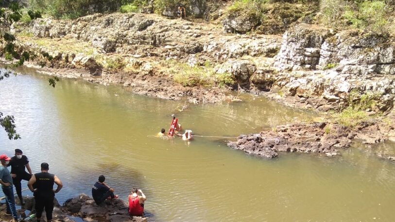 Un adolescente murió ahogado en los Saltos del Tabay