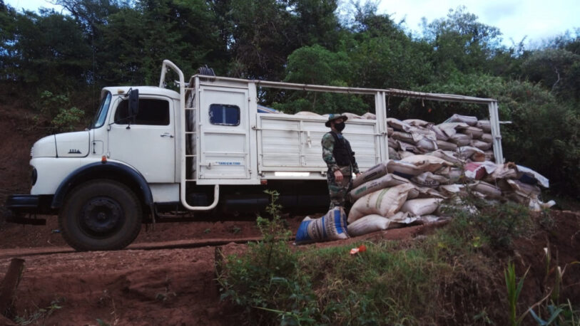 El Soberbio: secuestraron nueve toneladas de maíz que iban a ser exportados ilegalmente