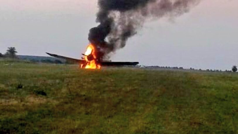 Corrientes: se incendió un avión hidrante en Ituzaingó