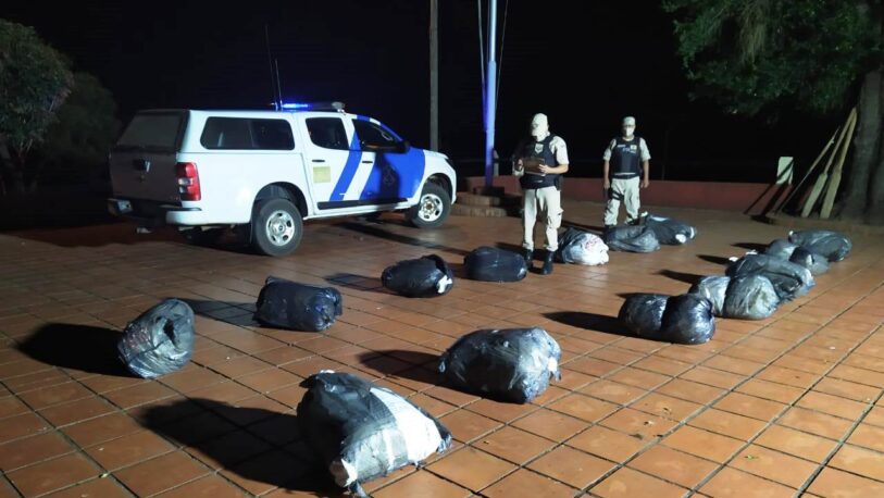 Secuestraron más de 170 kilos de marihuana en Misiones y Corrientes