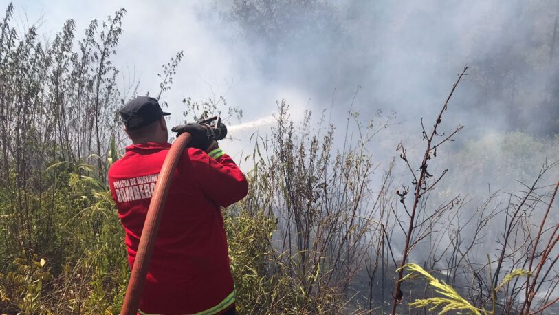 Bomberos, policías, guardaparques y brigadistas siguen trabajando en el combate de incendios