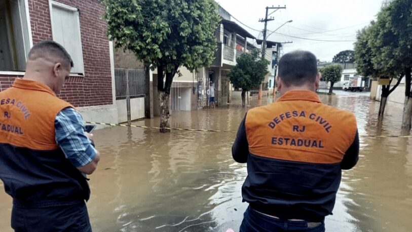 Las lluvias en Brasil causaron 58 muertes por derrumbes e inundaciones