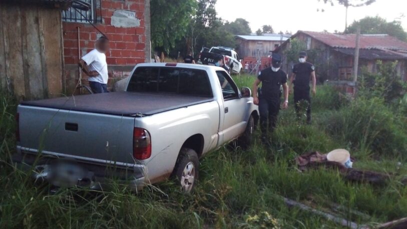 Secuestraron una camioneta robada en Brasil con patentes apócrifas