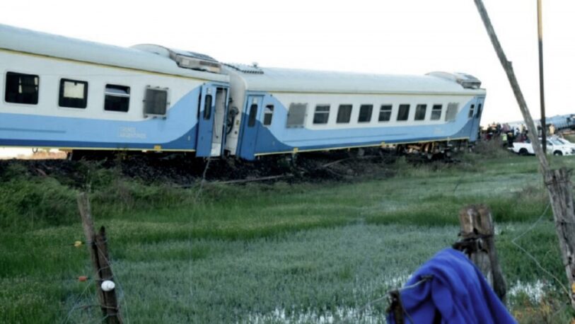 22 heridos por el descarrilamiento de un tren en Olavarría