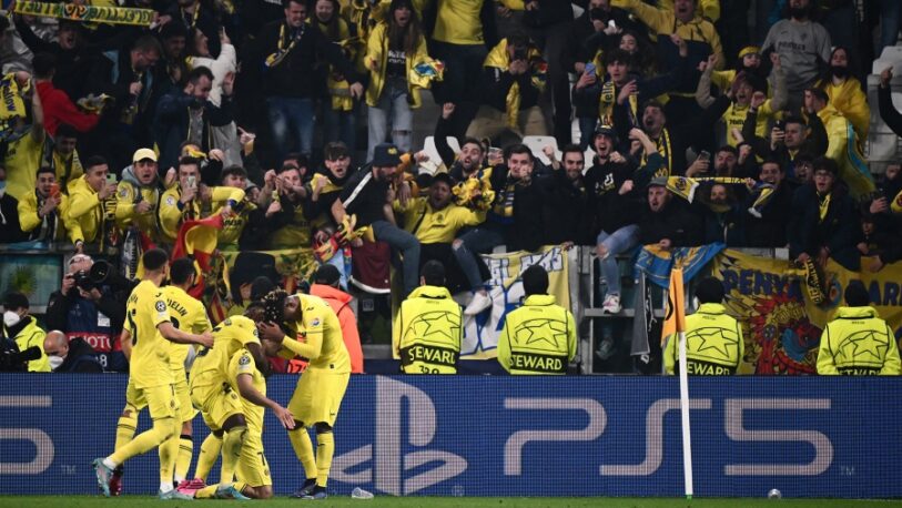 Champions League: Villarreal le ganó a la Juventus en Italia y avanzó a cuartos