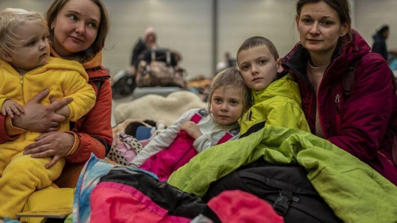 El ritmo diario de refugiados ucranianos se redujo considerablemente