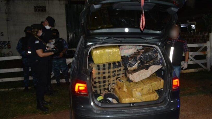 La droga secuestrada en Posadas pesó 285 kilos y en Eldorado decomisaron otros 102 kilos de marihuana