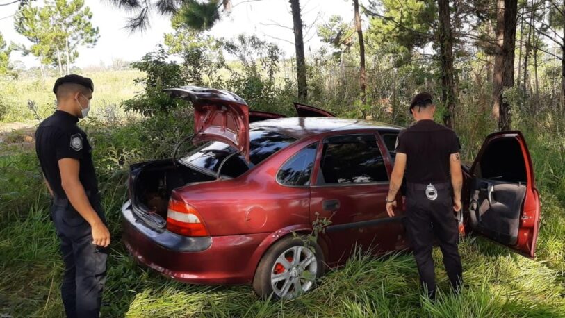 Hallaron abandonado un automóvil que fue robado en Brasil