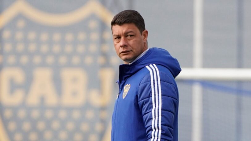 Battaglia dirige la práctica de Boca: “Estoy con muchas ganas de seguir”