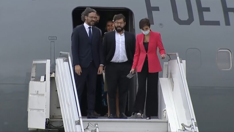 El presidente chileno llegó a la Argentina