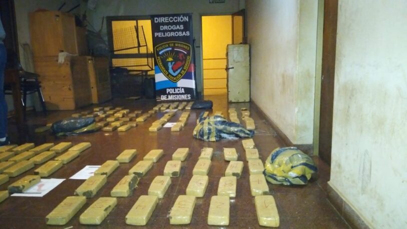 Secuestraron más de 120 kilos de marihuana en Capioví y Posadas