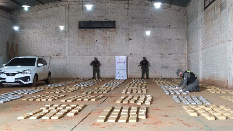 Secuestraron casi una tonelada de droga en Guaraní