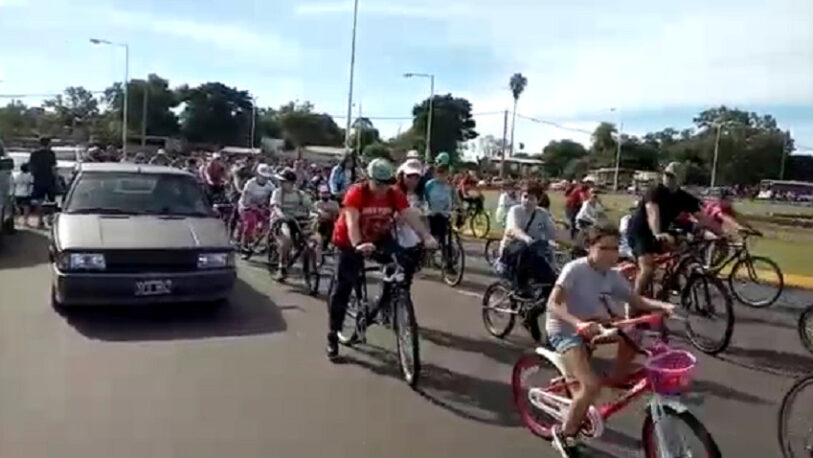 El Roque volvió a realizar su tradicional Bicicleteada Solidaria