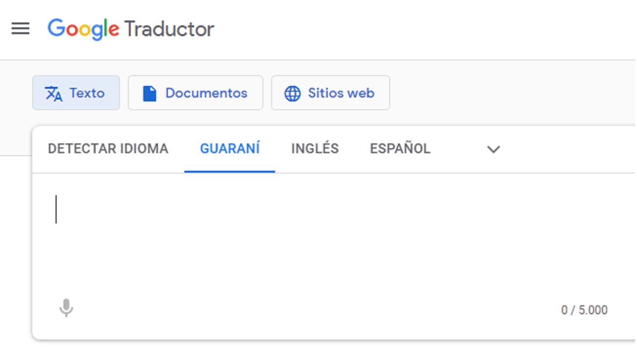 Google incluyó el idioma guaraní a su traductor online