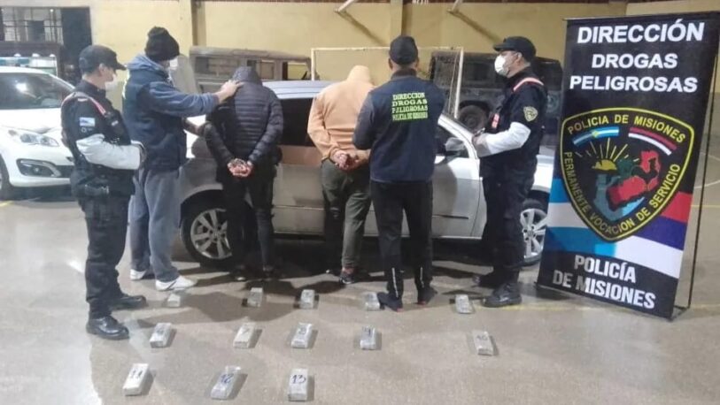 Secuestraron droga oculta en un automóvil: hay dos detenidos