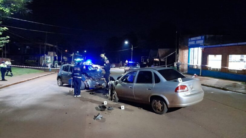 Choque entre dos autos dejó una víctima fatal en Eldorado