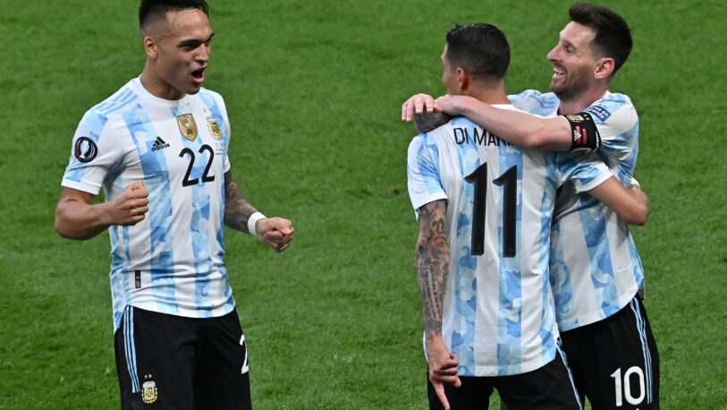 Argentina goleó a Italia en Wembley