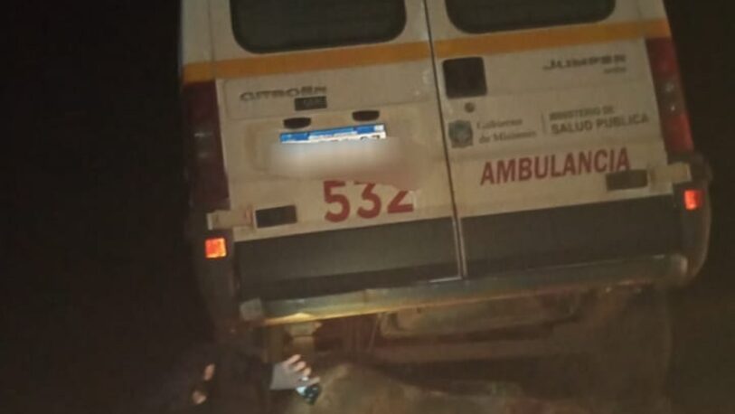 Despistó una ambulancia en ruta 20