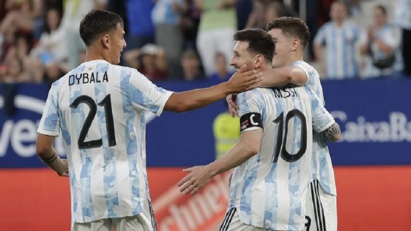 Argentina aplastó 5-0 a Estonia en un amistoso con goles de Messi