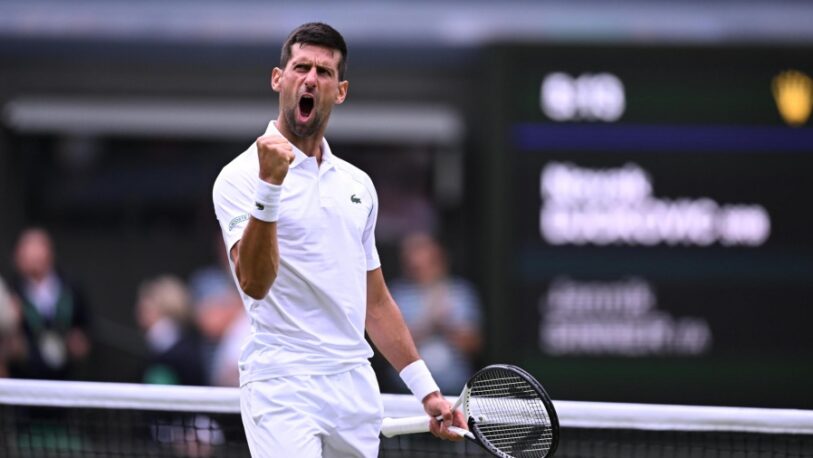 Djokovic se lo dio vuelta a Sinner y se metió en las semifinales de Wimbledon