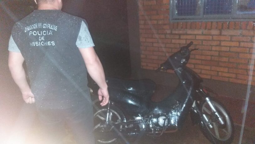Incautaron una moto que fue utilizada por “motochorros”