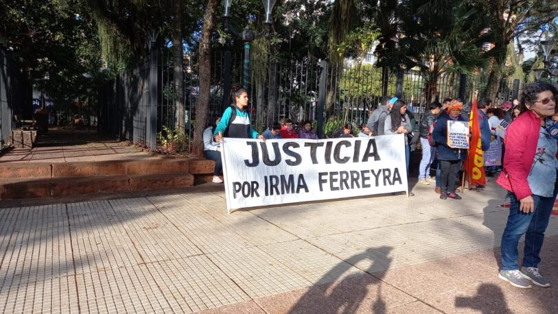 Reclamo de justicia por el femicidio de Irma Ferreyra Da Rocha