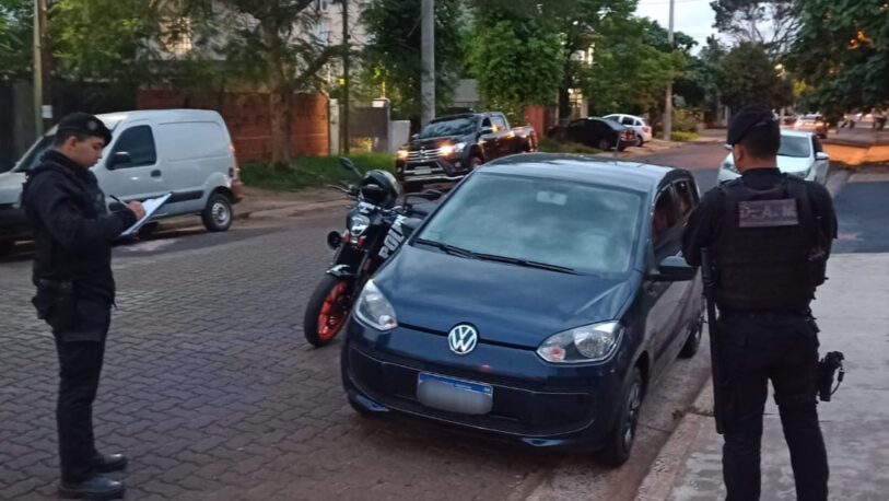 Secuestraron en Posadas un auto robado en Buenos Aires