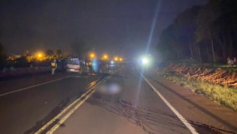 Colonia Delicia: joven motociclista falleció en choque con automóvil