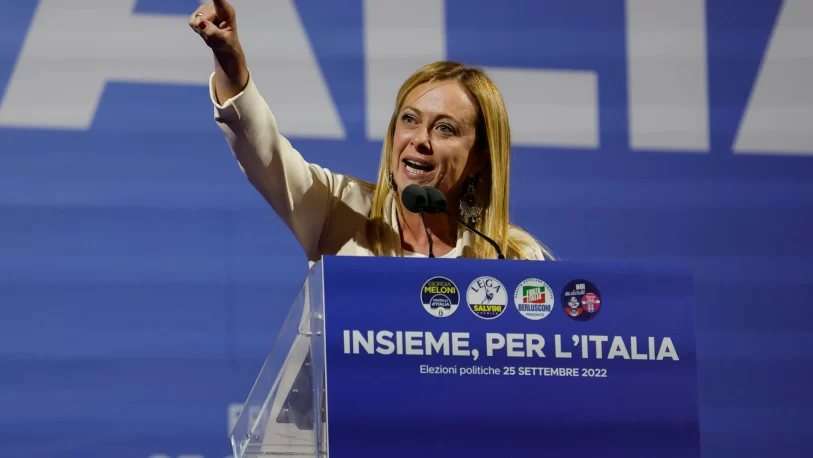 Con Meloni como favorita, Italia podría girar a un gobierno populista de derecha