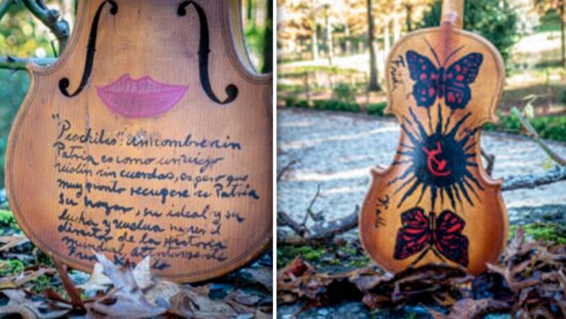 Un violín pintado por Frida Kahlo y dedicado a Trotsky podría valer 50 millones de euros