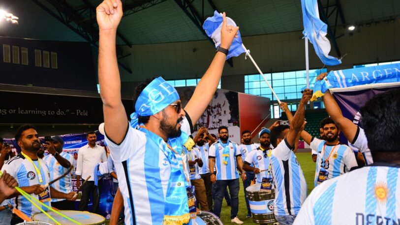 Los fanáticos indios que prometen hacer sentir “como en casa” a la selección argentina