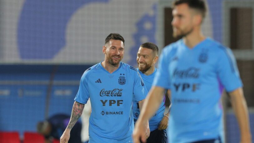 A días del debut: Messi entrenó con normalidad