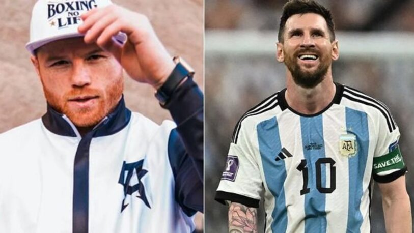 Canelo se enojó con Messi y lo amenazó por un supuesto gesto con la camiseta de México