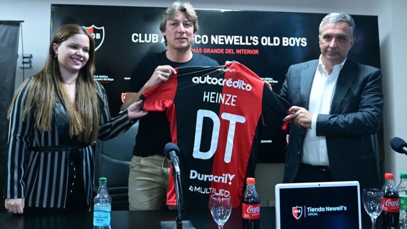 Heinze oficializó su llegada como nuevo entrenador de Newell’s