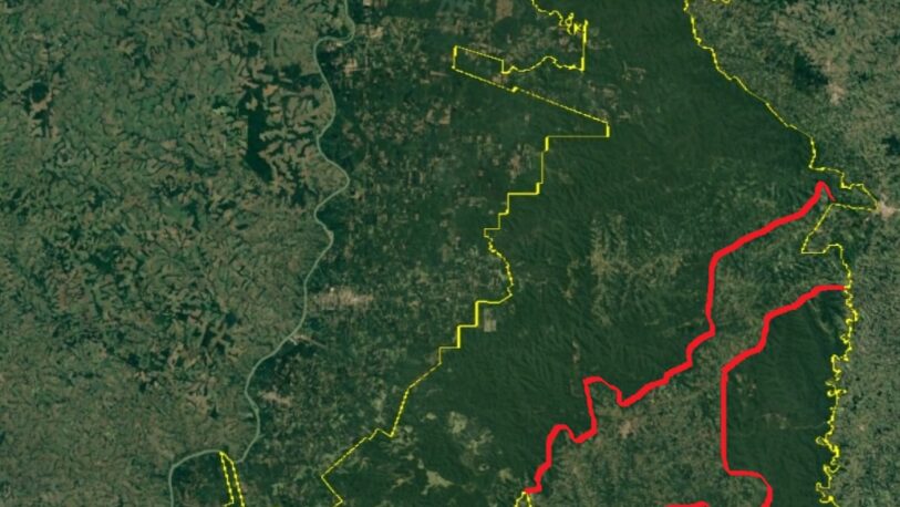 Sin control: Foto satelital muestra cómo avanza el desmonte en el Corredor Verde