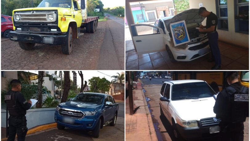 Recuperan vehículos robados en Buenos Aires e incautan otros dos con los papeles falsos