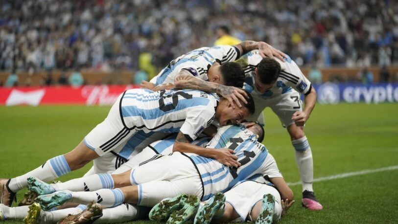 Argentina abrió el partido ante Francia en la final del Mundial de Qatar 2022