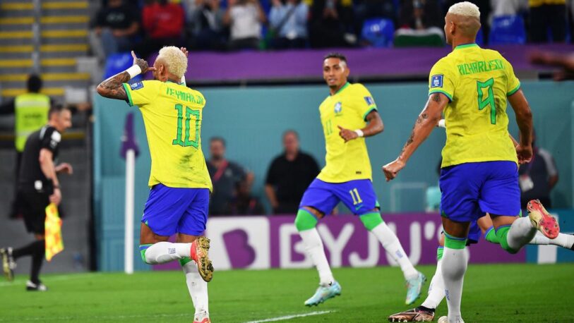Brasil goleó a Corea el Sur y se metió en cuartos