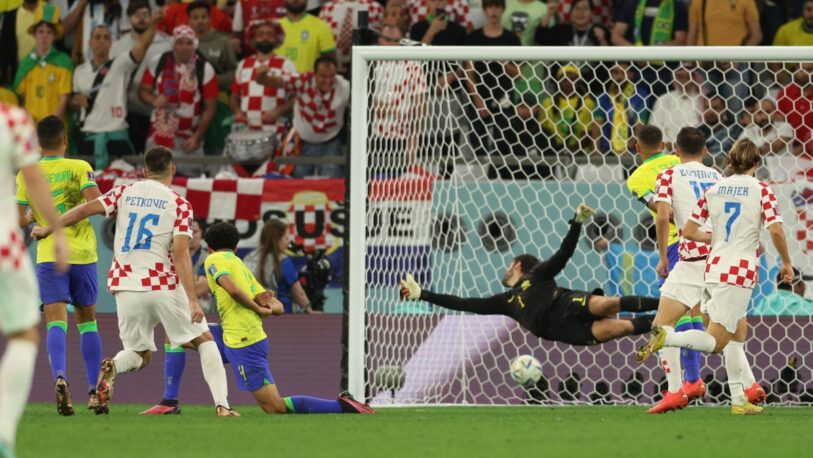 Croacia venció a Brasil por penales y es semifinalista